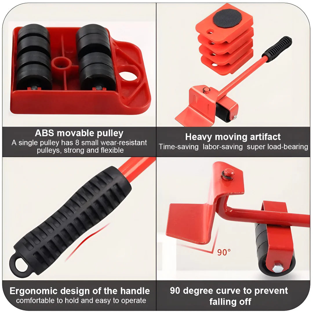 Heavy Furniture Lifter Tool with Sliders for Easy and Safe Shifting